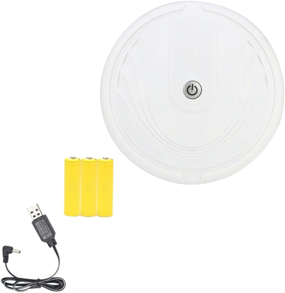 LIFKOME Smart Floor Sweeping Cleaning Machine Auto-Turn Large Capacity Battery Dust Catcher for Hardwood Tile Carpet