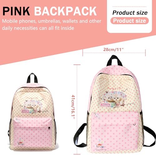 Sac d'école japonais chat mignon pour le collège et les sorties