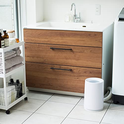 Ideaco Tubelor® Classic Designer Round Waste Bin, Conceals Any Plastic Bag 1.7 Gal, Gloss Light Blue #TOP2