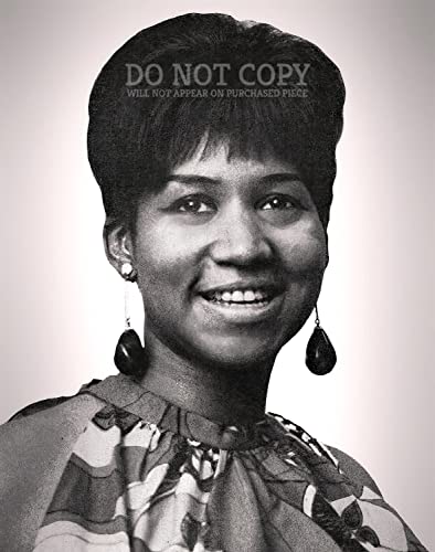 Foto de      Aretha Franklin             de 11x14 pulgadas, retrato publicitario de 1967 impreso por Atlantic Records