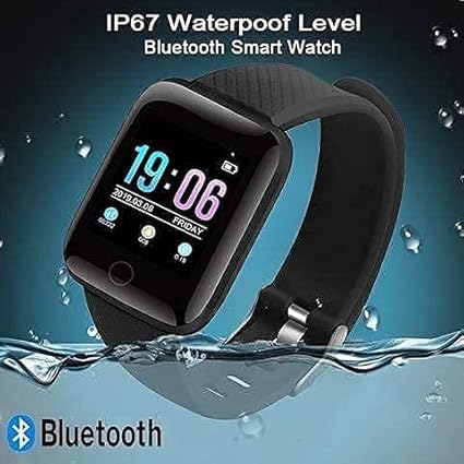 mi Smart Watch for kids men women boys girls - ID116 Water Proof Touchscreen Smart Watch Bluetooth 1.44 HD Screen Smart Watch with Daily Activity Tracker, Heart Rate Sensor, Sleep Monitor