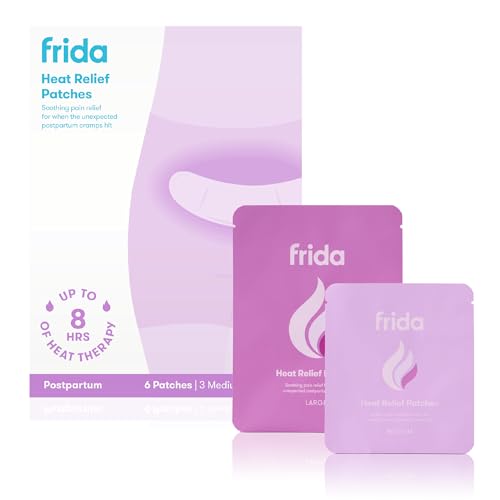 Image of Frida Mom Uterine Recovery Patches, Heating Pad for After Birth Comfort, 8-Hours of Non-Medicated Heat Relief for Menstrual Cramping, Postpartum Essentials for New Moms, 6ct