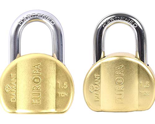 Europa Stainless Steel Europa Diamant L-358 TW BM 11 Pin Dimple Key Technology Pad Lock (Multicolour) (B084QX9K2R) Amazon Price History, Amazon Price Tracker