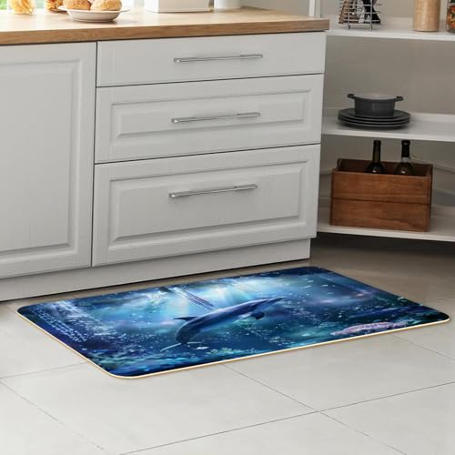 Tapis de cuisine absorbant et lavable Dream Dolphin antidérapant - 7