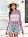 LOMON Sheer Ponchos for Women Crochet Coverups for Women Trendy Shrugs Fashion Women's Summer Tops 2026 Purple