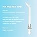 Replacement Heads for Onlyone Water Flosser, Only Compatible Onlyone FC5090 Water Flosser Replacement Tips Oral Irrigator Jet Tip(5 Tips Combo)