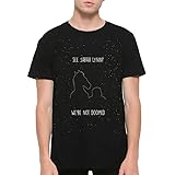 BoJack Horseman - See Sarah Lynn We're Not Doomed T-Shirt Medium Black