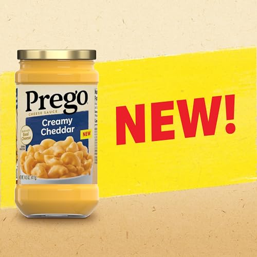 Image of Prego Creamy Cheddar Cheese Sauce, 14.5 oz Jar