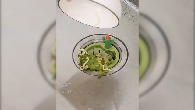 Colador para fregadero tipo cactus con mecanismo One-Press miniatura 7