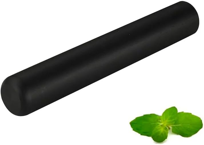 Professional Cocktail Muddler-The Best Bar Tool for Old Fashioned (Black)