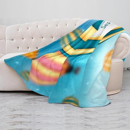 Couverture polaire microfibère 150x200 douce pour lit et canapé