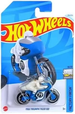 TRIUMPH TIGER 100 プラモデル 1/16スケール Amazon.com: Hot Wheels 1966 Triumph Tiger 100 Motorcycle, 1:64