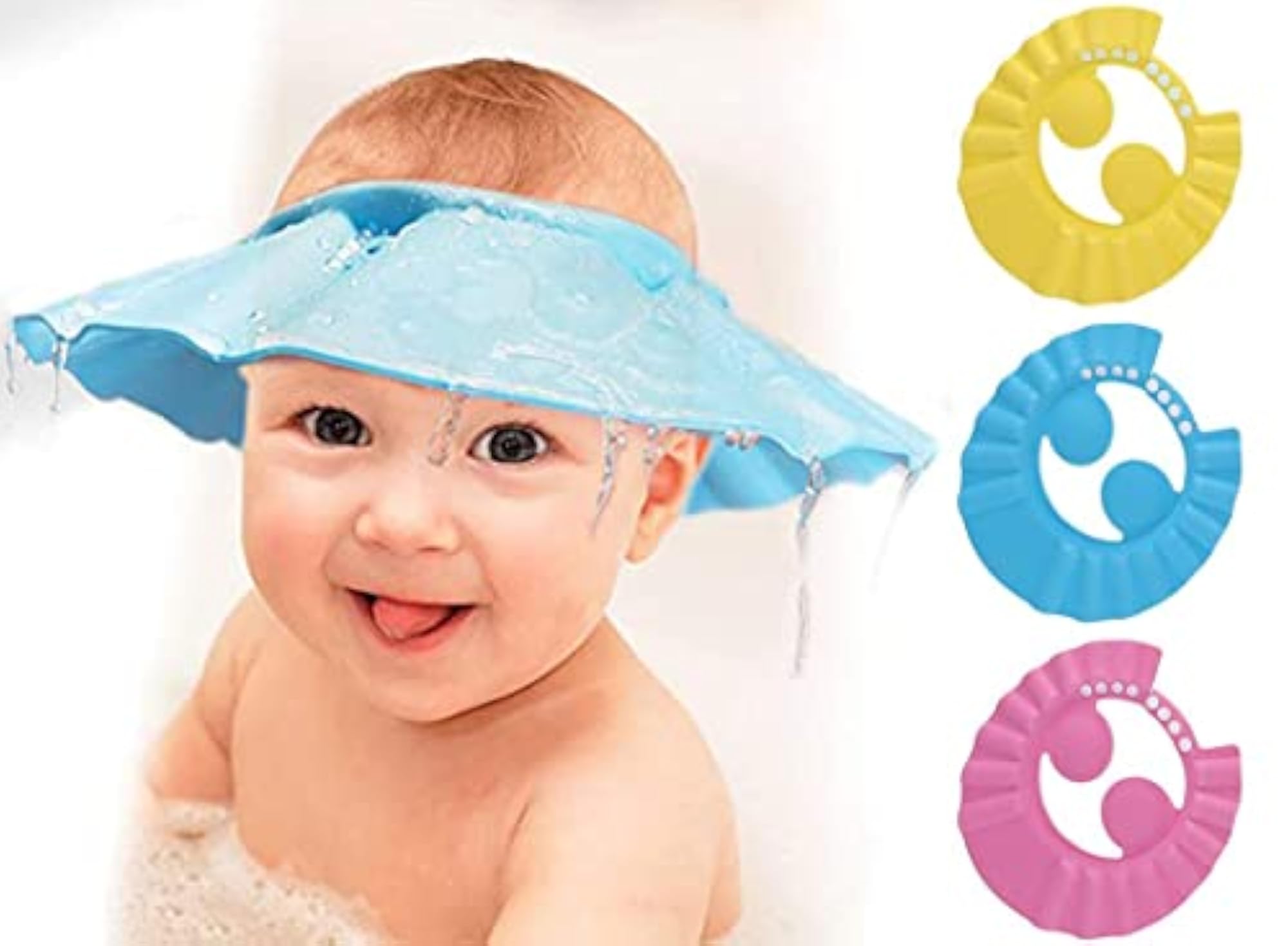 Baby Shower Cap Bathing Baby Wash Hair Eye Ear Protector Hat