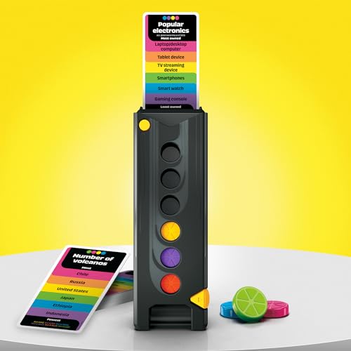 Image of Hasbro Gaming Drop Trivia Game | Electronic Party Game with Voice and Sounds | Ages 13+ | 2 or More Players | 15 Mins. | from Trivial Pursuit | Party Board Games