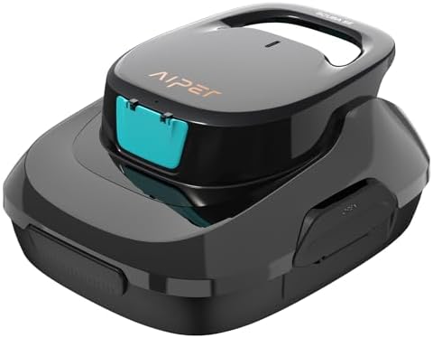 (2025 Upgrade) AIPER Scuba SE Cordless Pool Cleaner, Upgrade 95-Min Runtime, Smart Self-Parking, Pool Vacuum for Above-Ground Pools up to 860 Sq.ft