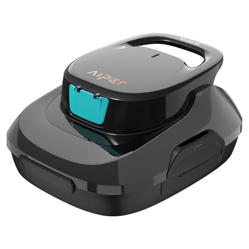 (2025 Upgrade) AIPER Scuba SE Cordless Pool Cleaner, Upgrade 95-Min Runtime, Smart Self-Parking, Pool Vacuum for Above-Ground Pools up to 860 Sq.ft