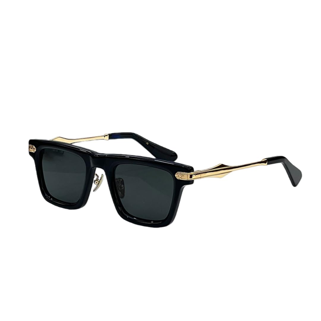Lunettes de soleil de luxe en acétate pour hommes et femmes, protection UV400
