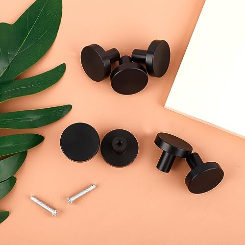 BOXOB 10 Pezzi Pomelli per Cassetti, Pomelli Neri