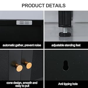 Metal Accent Cabinet,Sideboard Buffet Cabinet for Living Room,Bed Room,Home,Hotel,Office,Garage,School,Kitchen,3-Tier Locker Storage Cabinet,2 Removable Shelves. (Mesh Door, Black) Metal Accent CabinetSideboard Buffet Cabinet for Living RoomBed RoomHomeHotelOfficeGarageSchoolKitchen3 Tier Locker Storage Cabinet2 Removable Shelves Mesh Door Black