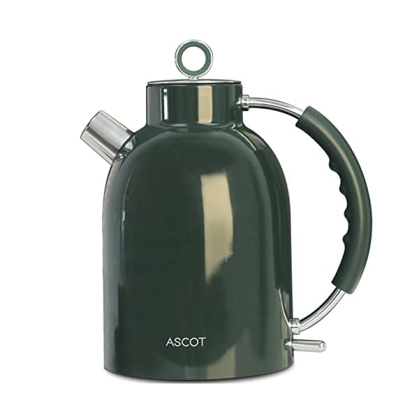 Electric Kettle, ASCOT Stainless Steel Electric Tea Kettle, 1.7L, 1500W