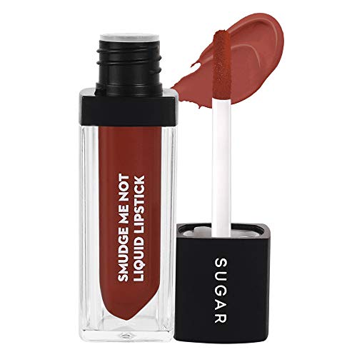 Image of Sugar Womens Smudge Me Not Liquid Lipstick, 49 Nude Mood (Brown Free Size)
