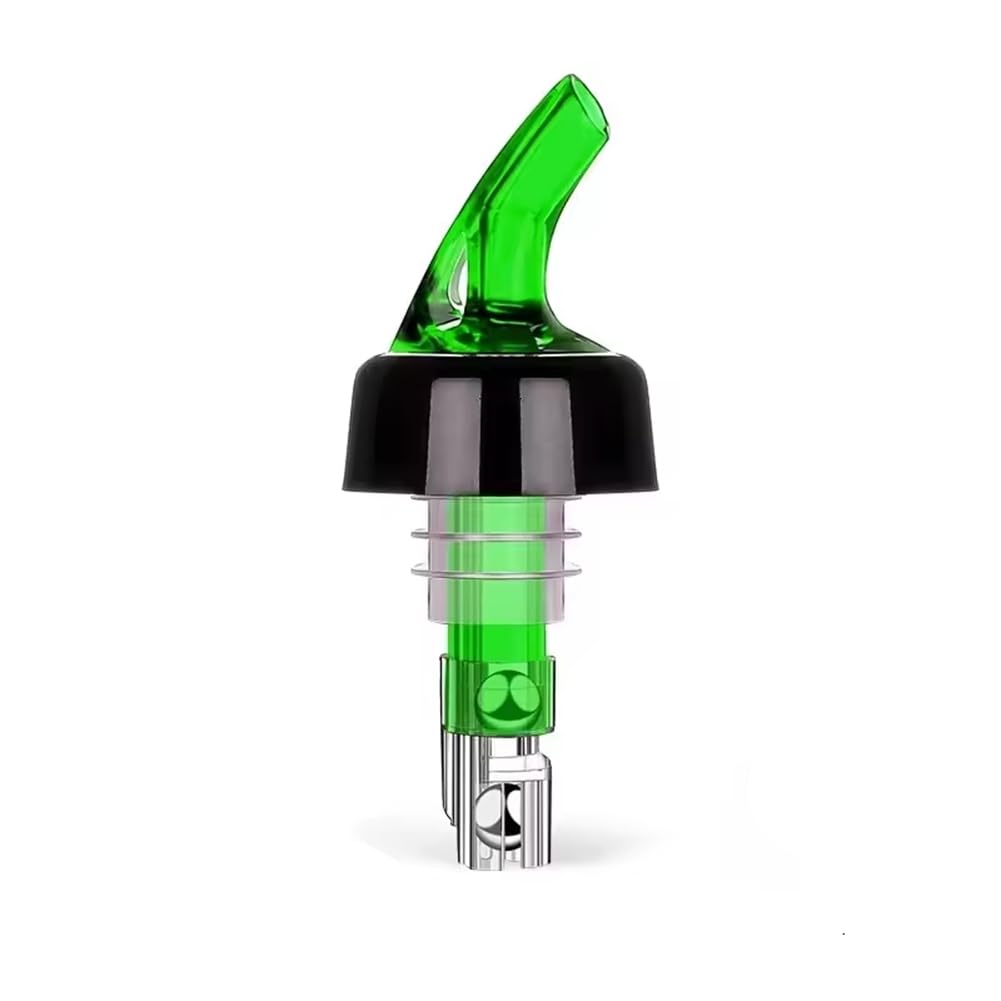 Hndhbfgrt 1.5oz/45ml Automatic Measured Bottle Pourer Quick Shot Spirit Measure Pourer Drinks Wine Cocktail Dispenser Home Bar Tools Green