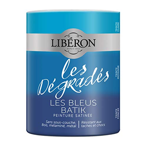 Libéron Peinture décorative, Les dégradés, Les Bleus Batik, 600 ML