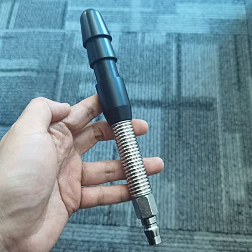 Black Vac-u-lock Bendable Spring Connector Extension Rod Vac-U-Lock w/Quick Device Adapter