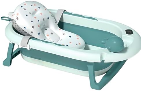 Banheira Com Suporte De Sabonete E Almofada De Banho (Verde)