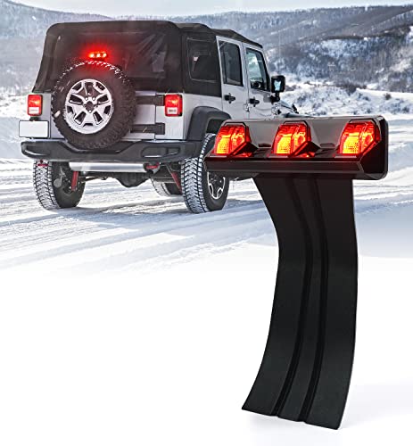 Image of Upgrade High LED 3rd Brake Light Compatible with 07-18 Jeep Wrangler JK JKU | Unique Eagle Claw Design, Brighter, IP68 Waterproof, PC Material, ABS Plastic, Plug N Play