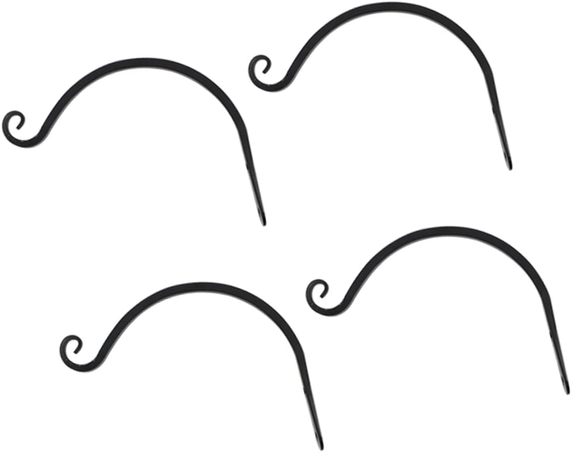BESPORTBLE 4pcs Decorative Wall Flower Basket Hooks Hanging Plant Hooks for Garden Indoor Outdoor Decorative