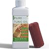 16 oz Pure Tung Oil for Wood Finishing, Wood Sealer for Indoor & Outdoor Favored by Craftsmen, Waterproofing Tung Oil for Wood Products, Perfect Food Safety Tung Oil for Furniture & Countertops