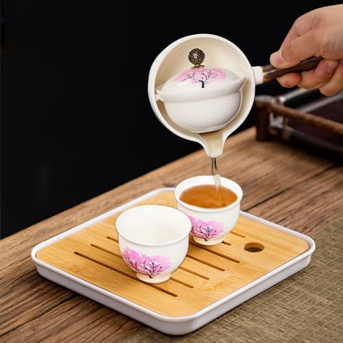 Ensemble de thé japonais en porcelaine anti-brûlure pour infuser sans amertume - 5
