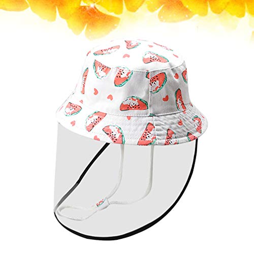 PretyzOOM — Chapéu protetor solar infantil de 52 jardas, capa de rosto inteiro destacável anticospen