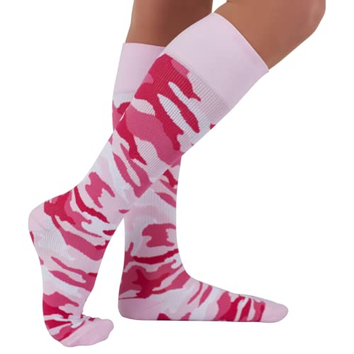 Image of Rejuva Camo 15-20 mmHg Knee High Compression Socks for Women & Men