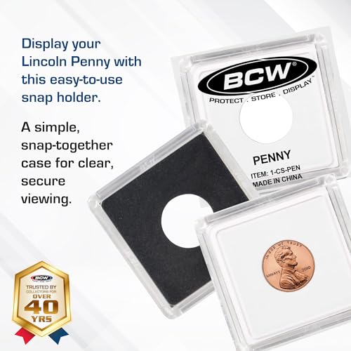 BCW 2x2 Porta Monedas para Centavos 25 unidades miniatura 2