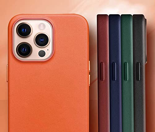 Coque iPhone 14 Pro Max orange arrière robuste antichoc