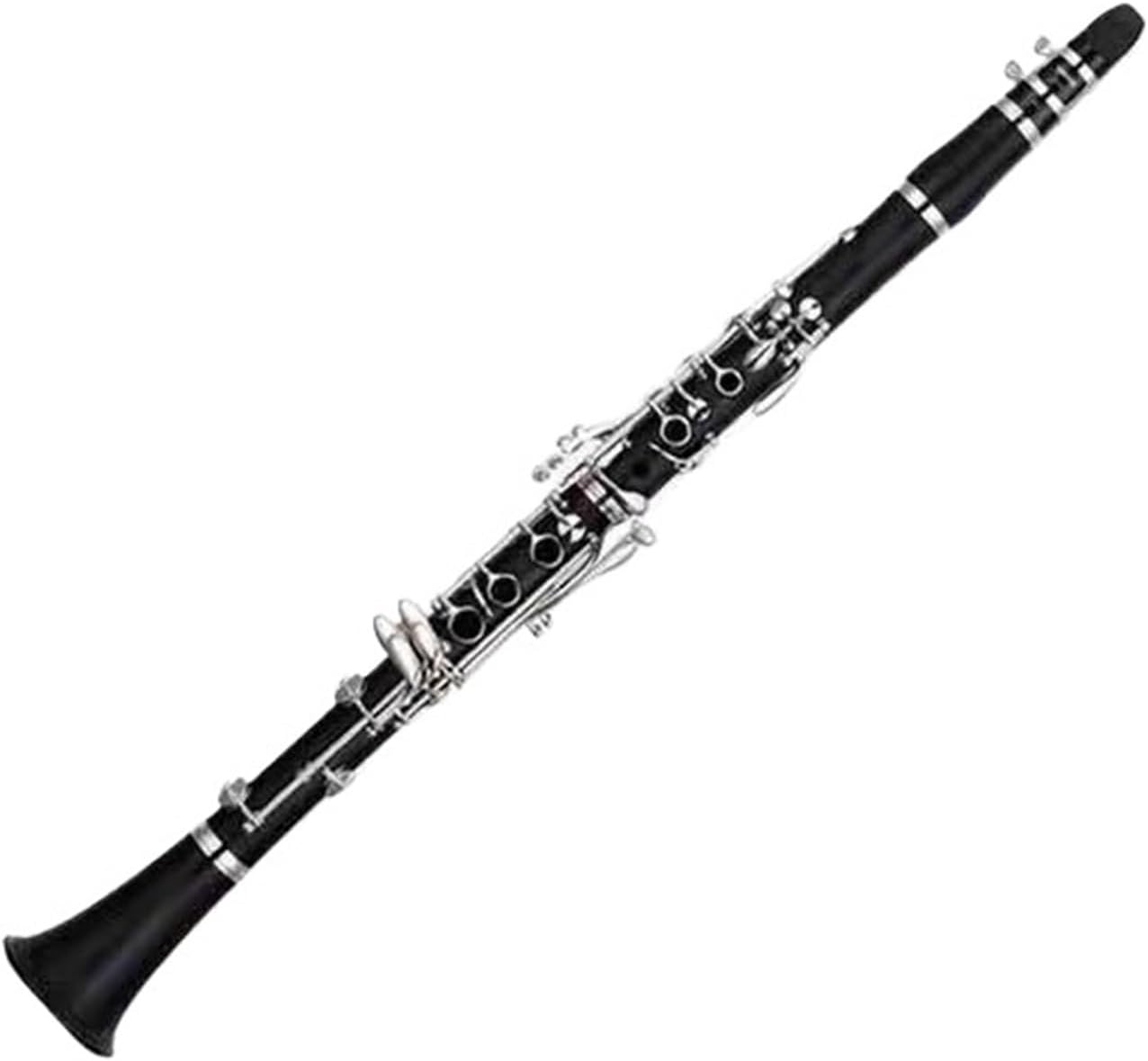 Clarinet Instrument In B Flat 17 Keys Beginner Grade Test(Professional Composite Wood)