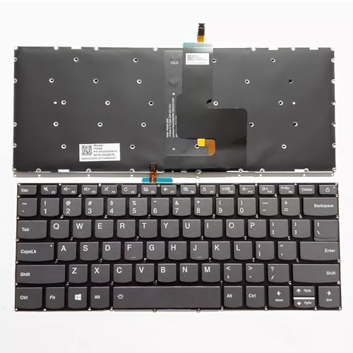 Clavier américain pour Lenovo Ideapad S145-14IIL V145 retroéclairé