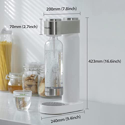 Image of Philips Soda Maker with 1L PET Bottle, White