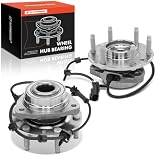 A-Premium 2 x Front Wheel Bearing and Hub Assembly with ABS & 6-Lug