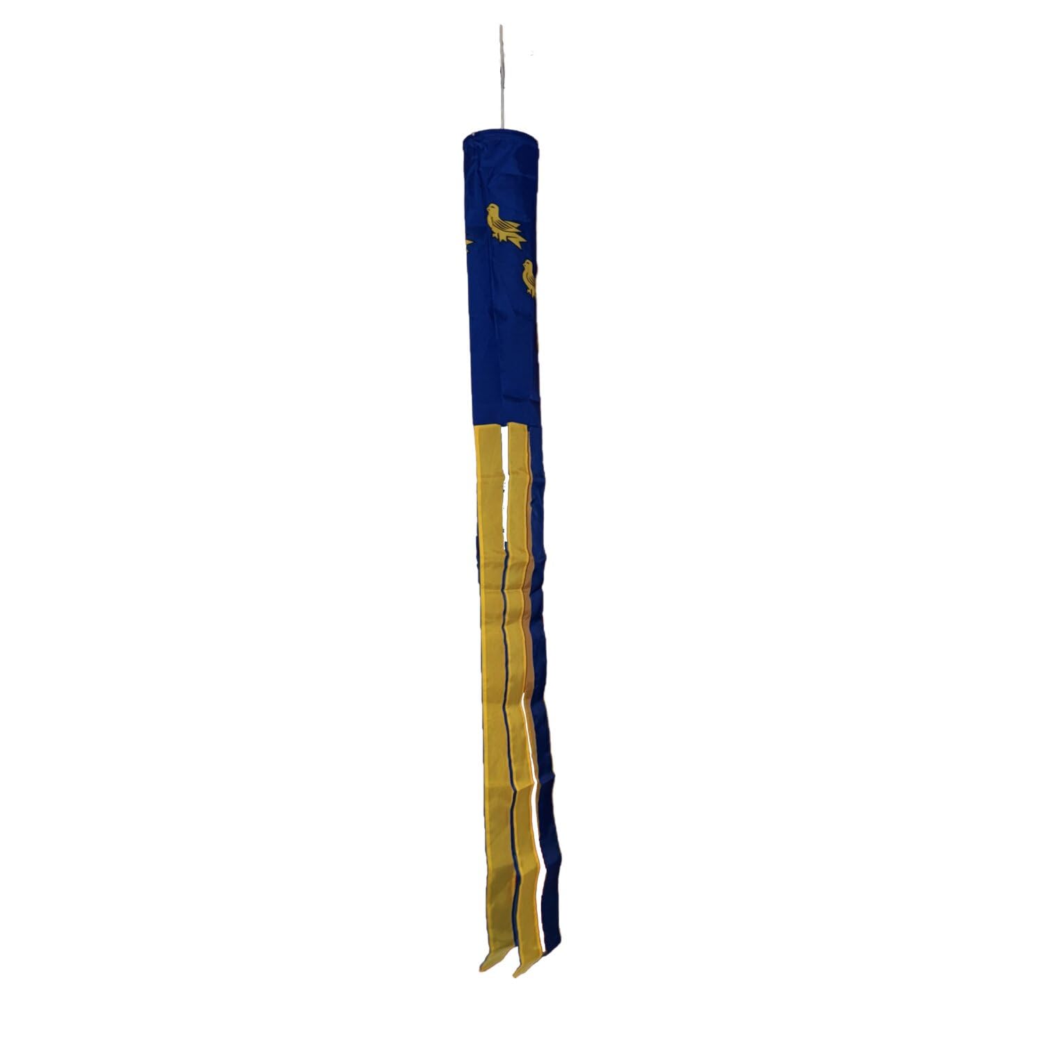 Flagtex Sussex Windsock 150cm x 30cm Premium Polyester Garden Wind Sock | Sussex County Flag Design Outdoor Pole Display for Home Garden Camping Events — image 1
