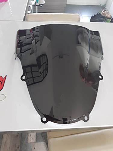 for Suzuki GSXR 1000 600 750 R K1 K2 gsxr 600 750 1000 R k1 k2 2000 2001 2002 00 01 02 Black Windshield WindScreen Double Bubble