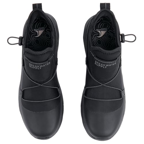 Breakwater Supply™ Halocline Waterproof Shoes | All-Purpose Cushioned Walking, Hiking, Trail, Boat Sneakers | Grippy Rubber Sole, Easy Slip-On, Lightweight, Low Cut | Mens Womens Unisex3