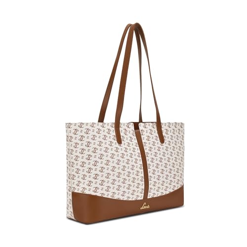 Image of Lavie Women's Mono LL Samara Tote Bag for Women | Tote Handbag for Work | Ladies purse | Stylish Shoulder Bag | Gift for Women