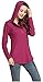 V28® Ladies Women Casual Hoodie Button Tunic Casual Top Long Blouse T Shirt