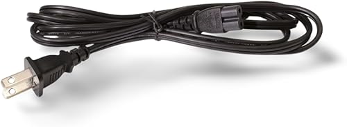 Cable de alimentación de impresora de 2 clavijas, figura 8, compatible con Canon PIXMA y más