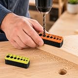 2 Pcs Drill Bit Guides, Plastic Portable Drill Guide for Straight Holes, Metric Precision Guide Tool for Woodworking