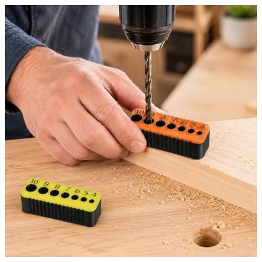 2 Pcs Drill Bit Guides, Plastic Portable Drill Guide for Straight Holes, Metric Precision Guide Tool for Woodworking