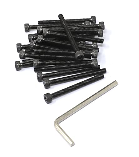 Vis M5 x 55 mm iExcell en acier 12.9 ultra robuste pour assemblages mécaniques durables